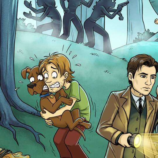 Quiz 10 séries TV à trouver La forêt paranormale , avec Scoubidou, Stranger Things, American Dad!.