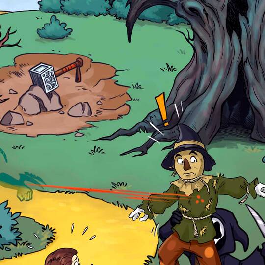 Quiz 10 movies to find The forbidden forest , avec Gladiator, Back to the Future Part II, The Wizard of Oz.