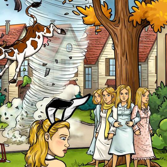 Quiz 10 movies to find Garden Party , avec Honey, I Shrunk the Kids, The Wizard of Oz, It.