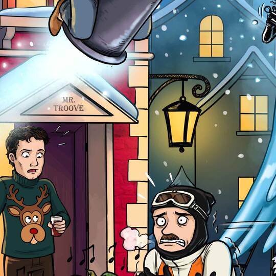 Quiz 10 films à trouver Noël , avec Le journal de Bridget Jones, Le père Noël est une ordure, Gremlins.
