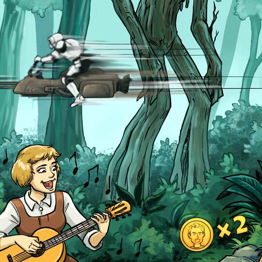 Quiz 10 films à trouver Forêt 2 , avec Le livre de la jungle, Le Seigneur des anneaux : Les Deux Tours, La mélodie du bonheur.