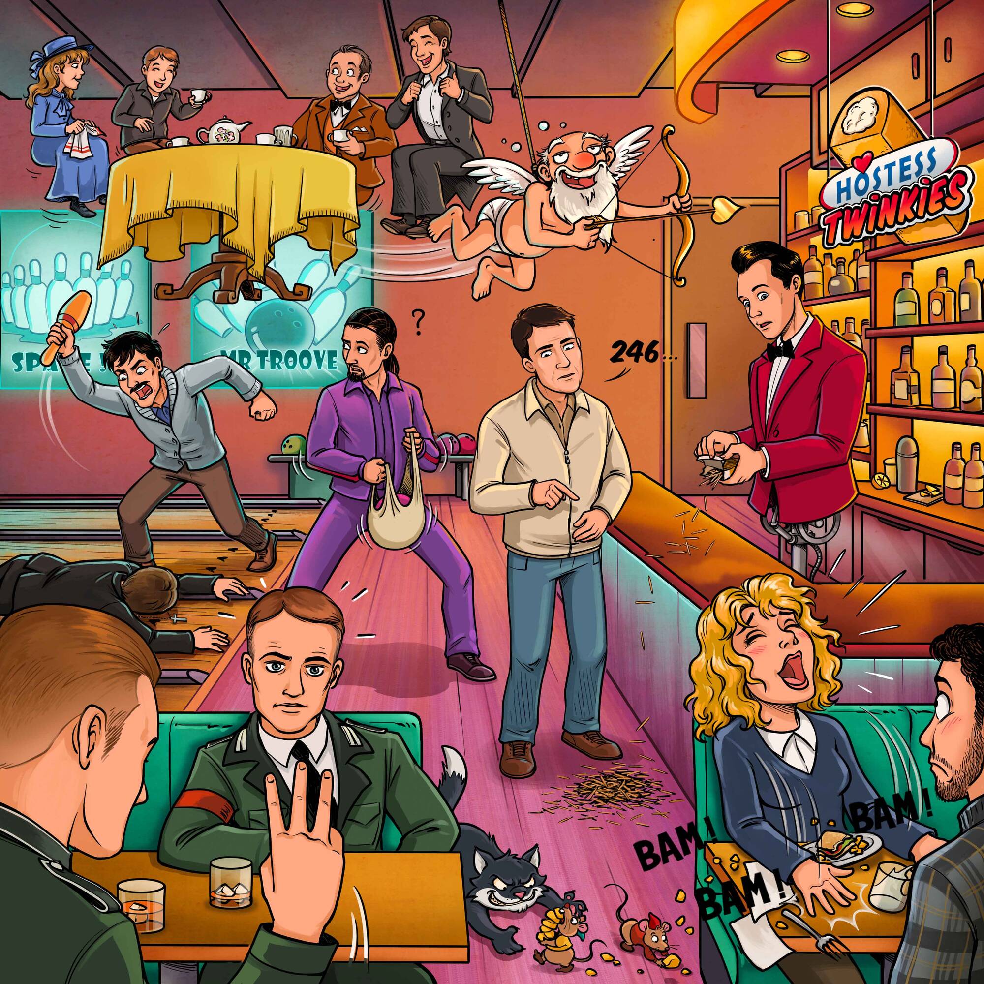Quiz 10 movies to find Bowling , avec Passengers, Mary Poppins, Inglourious Basterds.