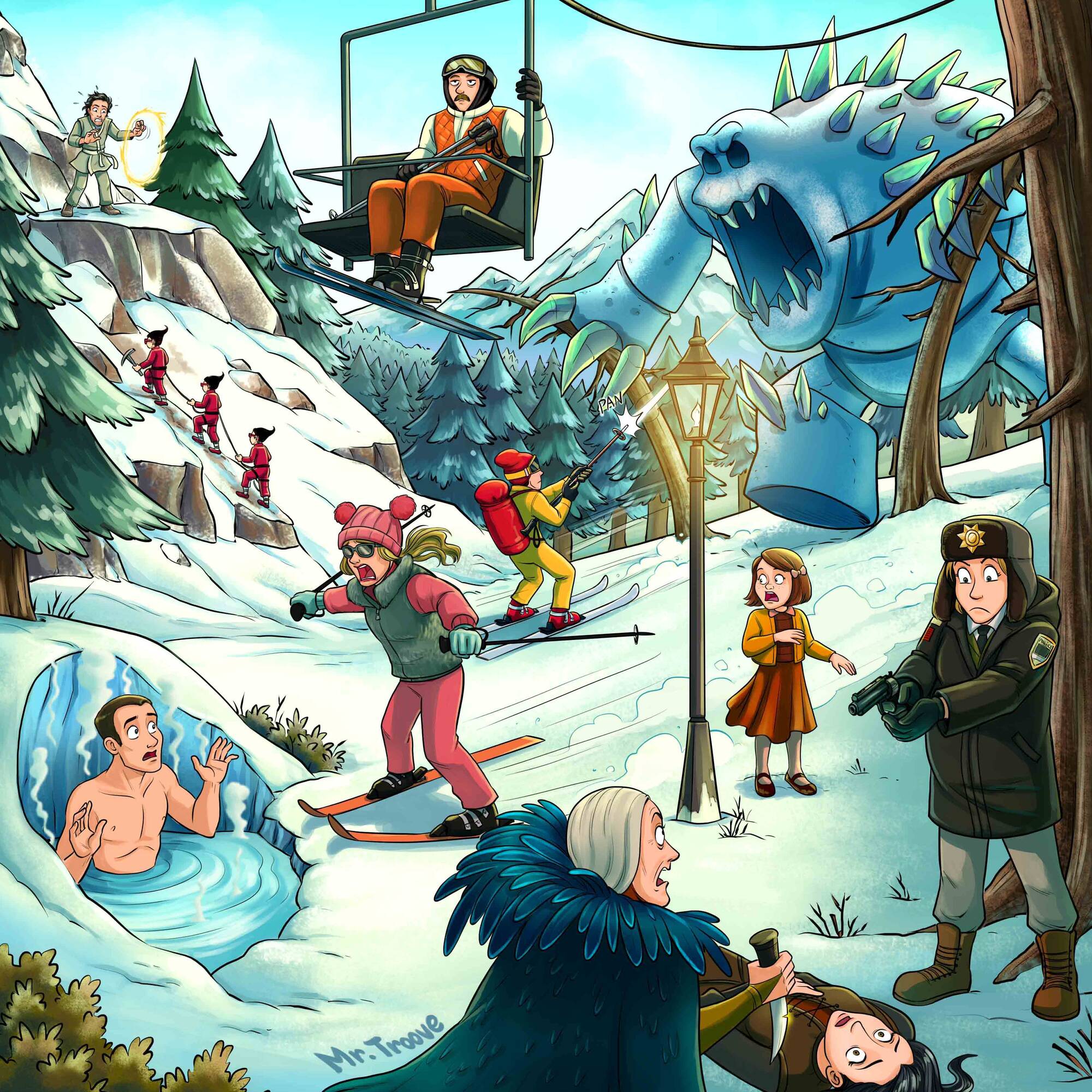 Quiz 10 films à trouver Ski , avec Le Monde de Narnia, chapitre 1, Les 4 Fantastiques, Bridget Jones : L’Âge de raison.